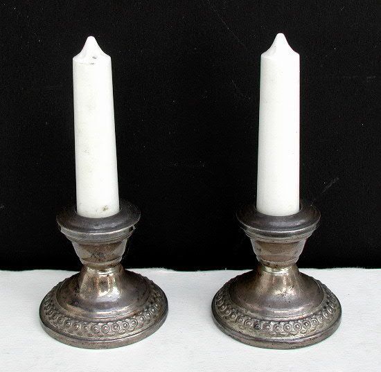 La Pierre Sterling #189 Candleholder S&P Shakers  