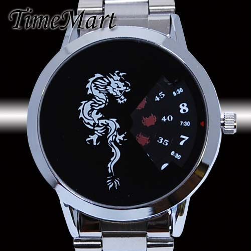 Dragon Logo Mens Unique Design Quartz Wrist Watch New  