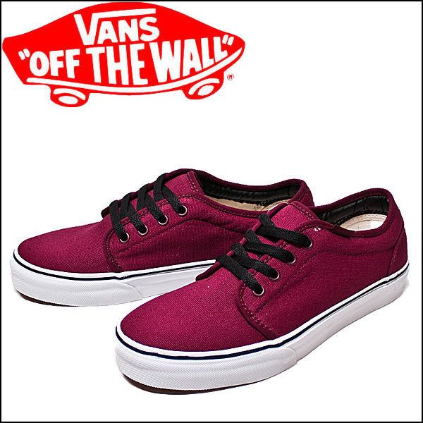 NEW VANS 106 VULCANIZED ZINFANDEL MAROON SNEAKER SHOES  