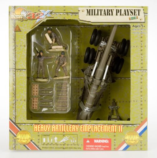 WWII 8 Inch Howitzer Emplacement 132 Scale Diorama  