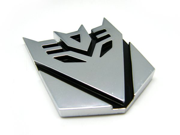 Car Transformer Decepticon Autobot Chrome Emblem Badge  