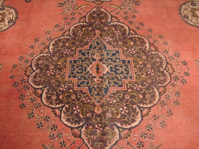 10X16 OLD PERSIAN TABRIZ MAHI RUG  