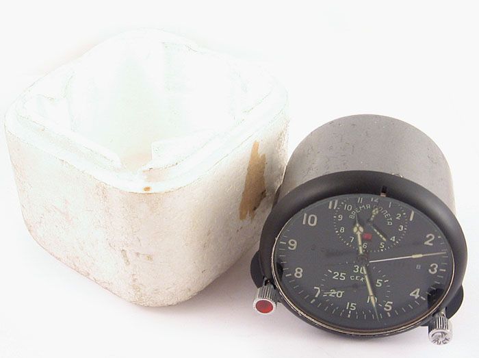 AChS 1M Russian Soviet Military Aircraft Clock aviation USSR  