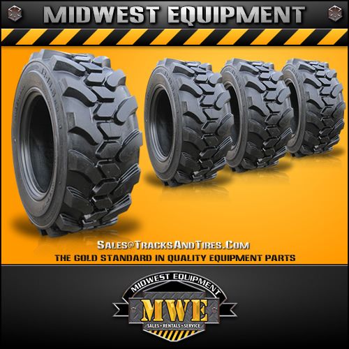   Skid Dawg Skid Steer Tires Only 12 16.5 Pneumatic 10 Ply  