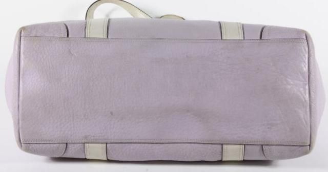 Coach Lavender Purple Leather Tote Diaper Bag Handbag  