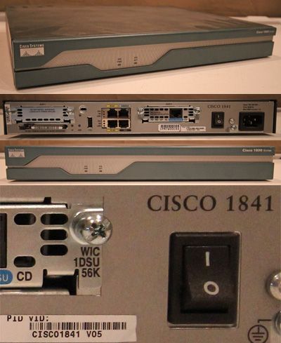 CISCO 1841 V05 INTEGRATED SERVICES ROUTER +WIC 1DSU 56K  