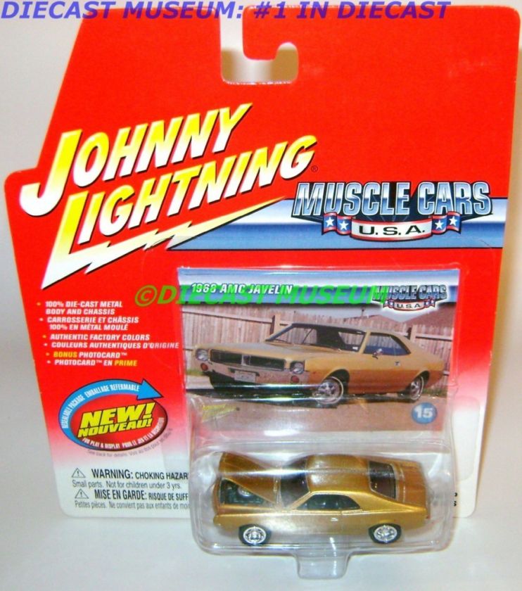 1968 68 AMC JAVELIN JOHNNY MUSCLE CARS JL DIECAST RARE  