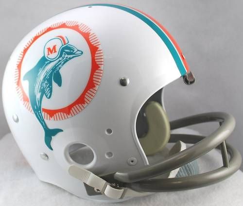 Dolphins 1972 Riddell TK Suspension Throwback Helmet  