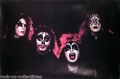 KISS 1974 VINTAGE OUTAKE POSTER  