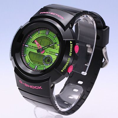 Casio G Shock World Time Chrono Ana Digital AW582SC 1A  