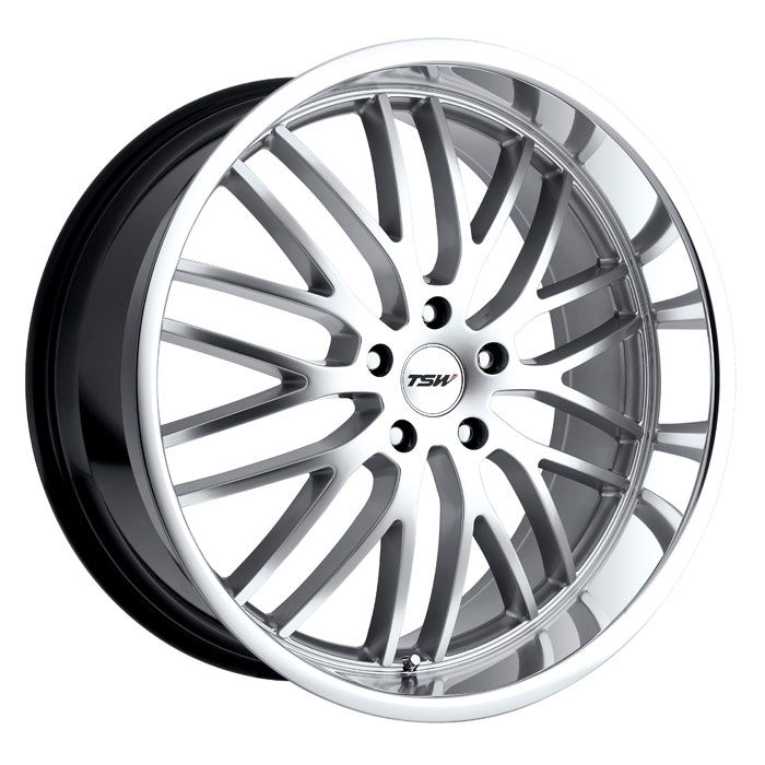 17 TSW SNETTERTON SILVER RIMS WHEELS VOLVO S80 V50 V70  