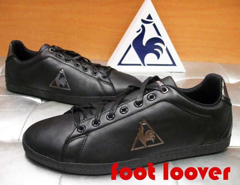 Scarpe Le Coq Sportif Auteuil 1011269 moda uomo black