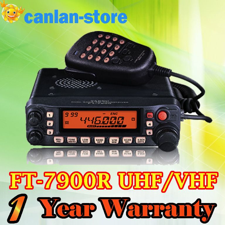 YAESU FT 7900R 2 Meter / 70 cm Dual Band FM Transceiver Mobile Radio 