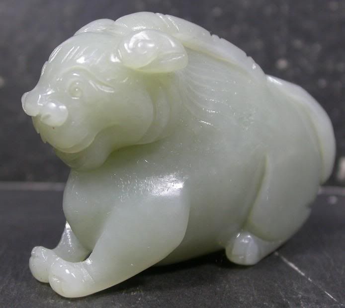 Chinese Hetian Nephrite Jade Display Dragon Pi Xiu 328444  