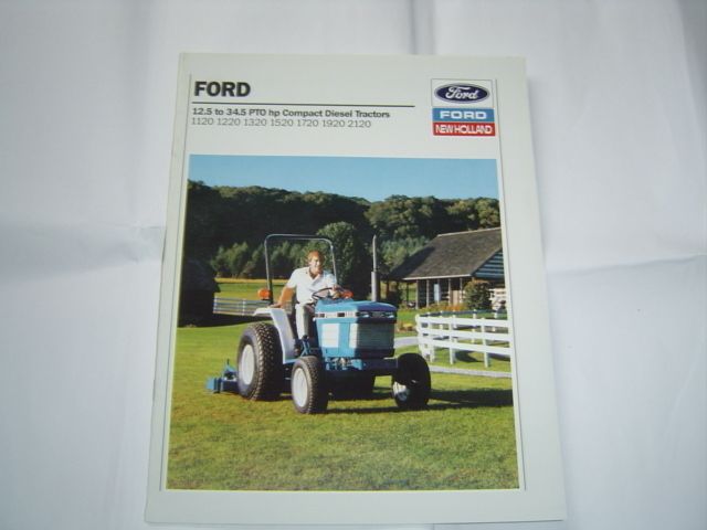   Holland 1120 1220 1320 1520 1720 1920 2120 compact Tractor brochure
