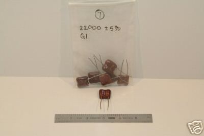 Mica Capacitors 22,000 pF 5% GI  