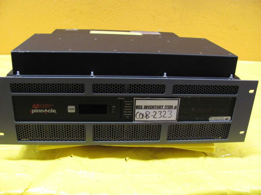 AE 20kW Pinnacle DC Power Supply 3152412 129 0190 07098 working