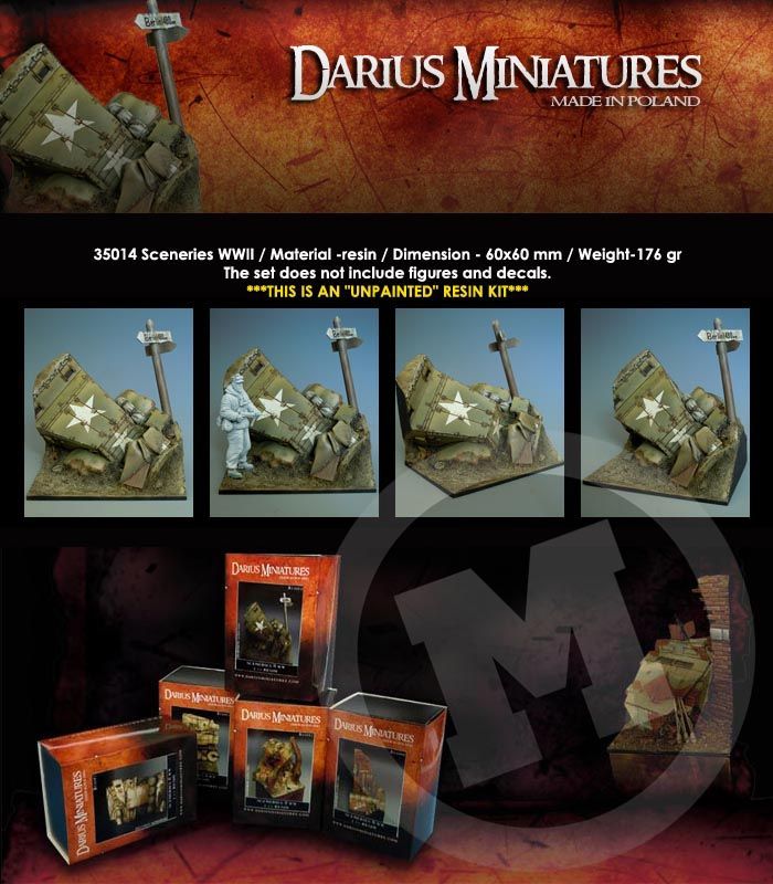 DARIUS MINIATURES 1/35 VIGNETTE BASE 35014  