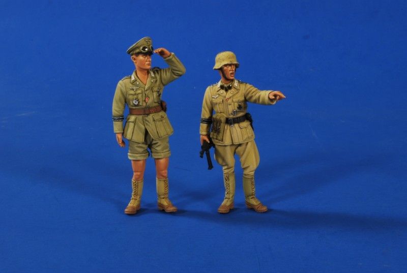 Verlinden 135 Afrika Korps Officers, #2615  