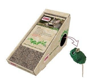 Kong Cats Incline Scratcher With Catnip and Toy  