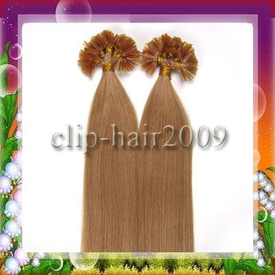 18 Remy Nail tipped Human Hair Extensions 200s # 27！  