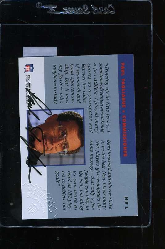 1992 PRO LINE PAUL TAGLIABUE AUTO NMMT *02211  