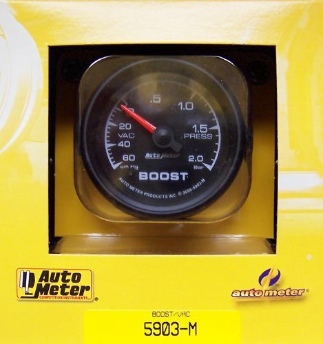 AUTOMETER ES 52 MM METRIC 2 BAR BOOST VACUUM GAUGE  