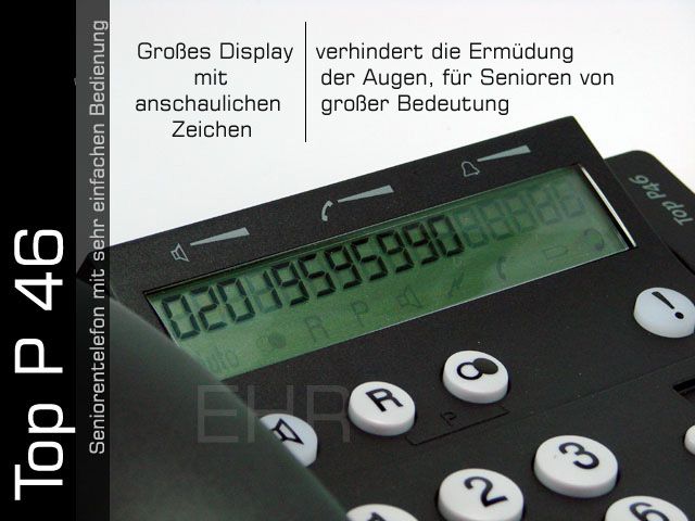 Analog Seniorentelefon Freisprechen Einfache Bedienung  