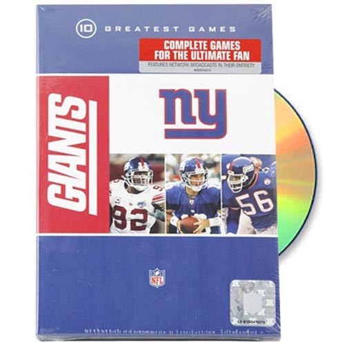 New York Giants 10 Greatest Games   DVD  