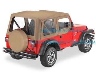 SPICE 97 06 JEEP WRANGLER SOFT TOP + FRONT UPPER SKINS  