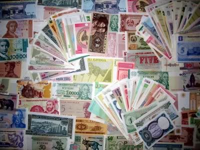 Uncirculated Foreign Currency World Paper Money Bills $  