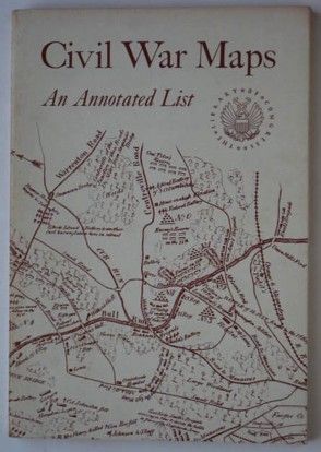 1961 Library of Congress Annotated List CIVIL WAR MAPS  