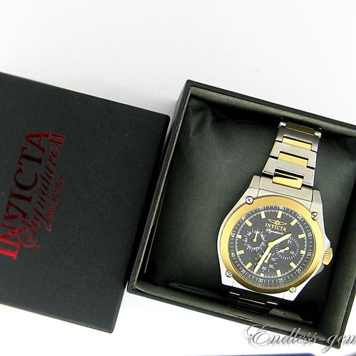 Invicta Mens 7312 Signature Collection II Tritnite Day Date Watch 