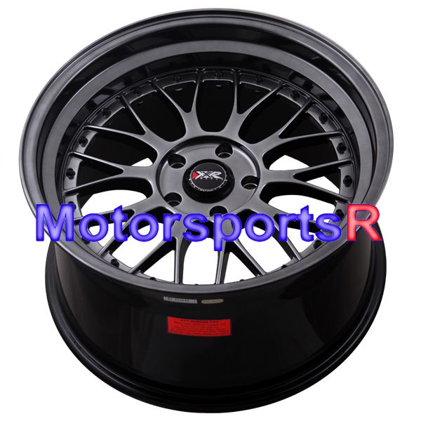 18 XXR 521 Chromium Black Rims Staggered 11 Nissan 370z  