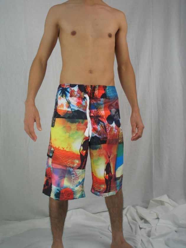   Surf Surfer Spring Break Pool Beach Board Shorts Swim Wear 30  