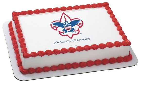 Boy Scouts Emblem ~ Edible Image Icing Cake, Cupcake Topper ~ LOOK 