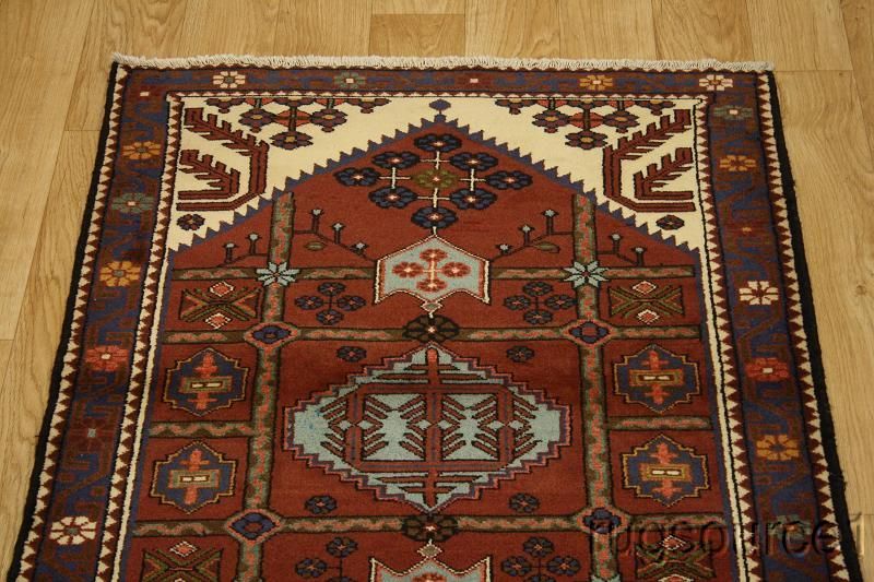 EXCELLENT 4X5 HAMEDAN PERSIAN ORIENTAL AREA RUG CARPET WOOL  