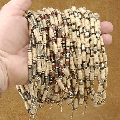 WholeSale Lot 36 Bali Beads,Hemp Tribal Choker Variety  