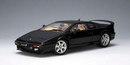 LOTUS ESPRIT V8 Black Diecast Model Car 1/18 Autoart  