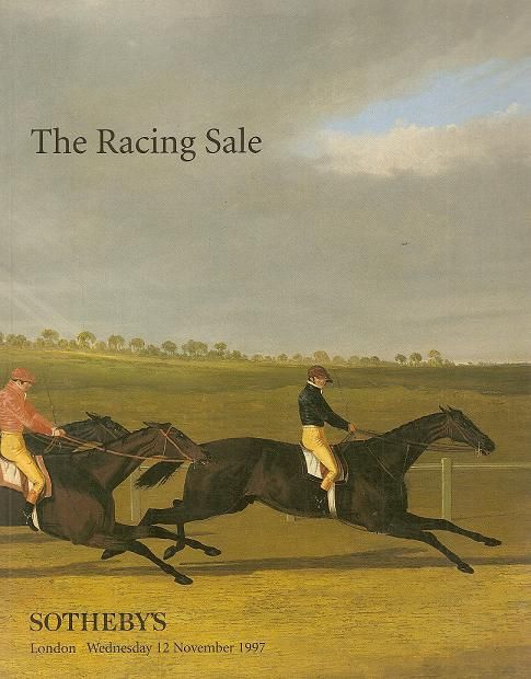 Sothebys The Horse Racing Sale Auction Catalog 1997  