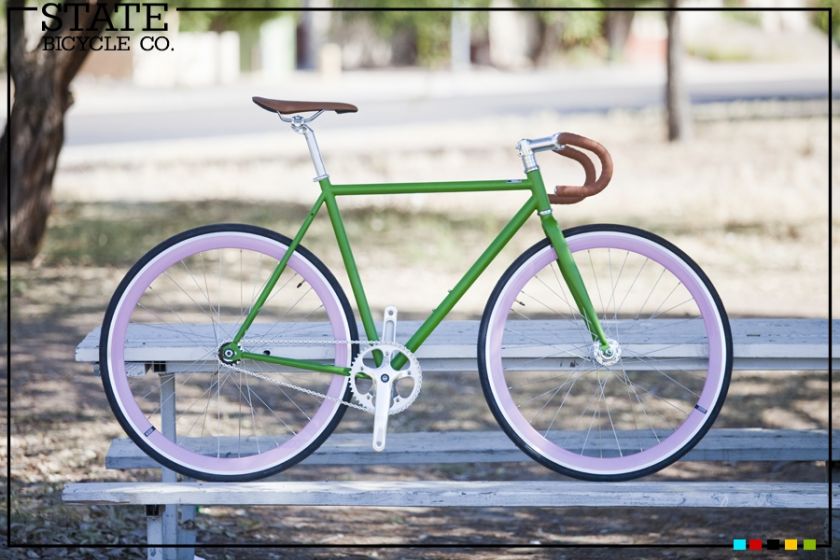 State Bicycle Co.   Fixed Gear Bike   WATERMELON FIXIE   