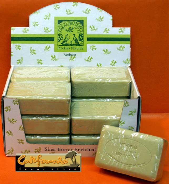 Pre de Provence French Bath Soap Bars VERBENA 12 x 250g 612082761962 