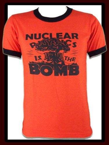 Fun anti atomic nuclear bomb green enviroment shirt M  