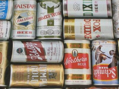   Beer Can Gift Wrap Wrapping Paper Sealed IOP Schmidt Lucky T18  