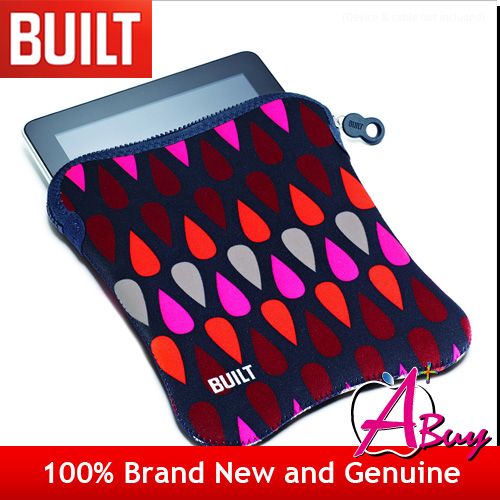 New* Built NY Neoprene Sleeve iPad 2 Bag # Rain Drop  