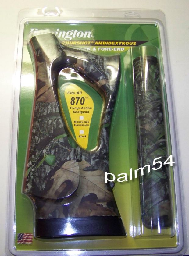 Remington ShurShot 870 Camo Thumbhole Stock & ForeArm Mossy Oak ** NEW 