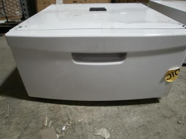 SAMSUNG WE357A7W WASHER/DRYER LAUNDRY PEDESTAL   WHITE  