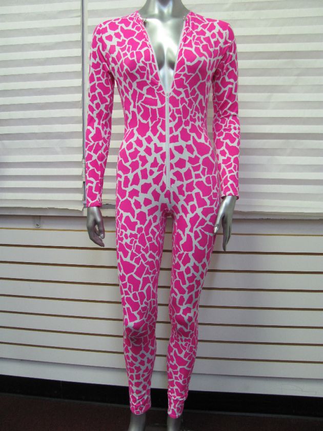 Zip Front Wild Print Catsuit inspired by Nicki Minaj  