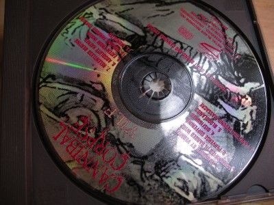 RARE, Cannible Corpse/ Vile 1996 Metal Blade CD  