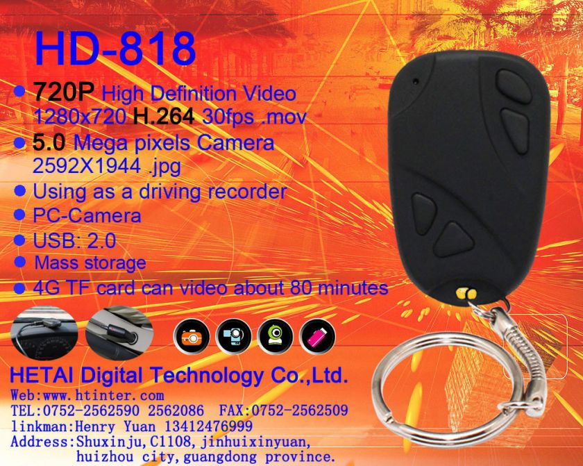 H808 Camera Video HD DVR Driving Recorder H.264 #11  